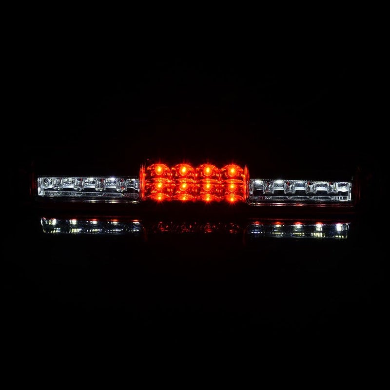 GPLUS LED 3rd Third Brake Light Compatible With Chevy Silverado GMC Sierra 1500 2500HD 3500 1999-2006,3RD Cargo Tail Lamps Chrome Housing Red & Clear Lens Tersera Luz De Freno - Image 3